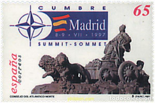 Sellos: 85657 MNH ESPA&Ntilde;A 1997 CUMBRE DEL CONSEJO DEL ATLANTICO NORTE