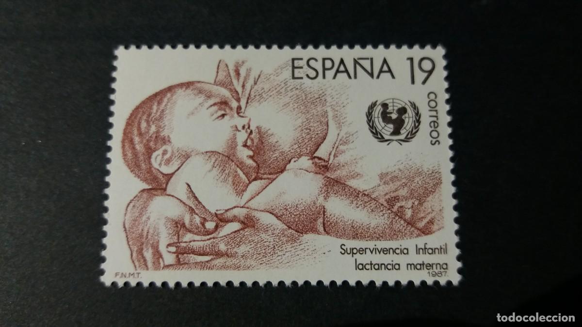 Sellos: Sello Nuevo. Supervivencia Infantil. 4 de Marzo de 1987. Edifil 2886