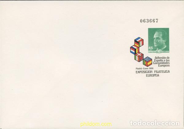 Sellos: 258149 MNH ESPA&Ntilde;A 1986 EXPOSICION FILATELICA EUROPEA - MADRID