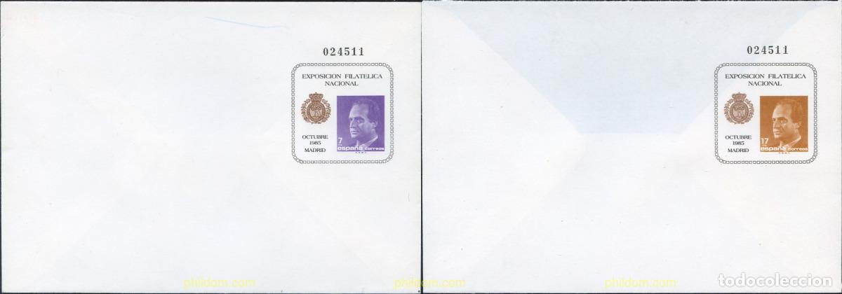 Sellos: 258150 MNH ESPA&Ntilde;A 1985 EXPOSICION FILATELICA NACIONAL - EXFILNA 85 - MADRID