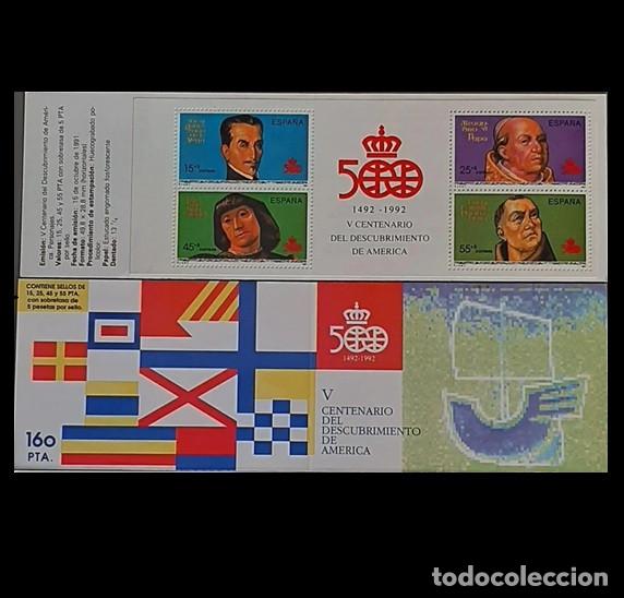 Selos: Edifil 3137c Carnet V Centenario Descubrimiento de America Espa&ntilde;a 1991
