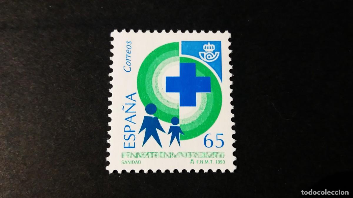 Timbres: Sello nuevo. Servicios P&uacute;blicos. Sanidad. 4 de Enero 1993. Edifil 3239.