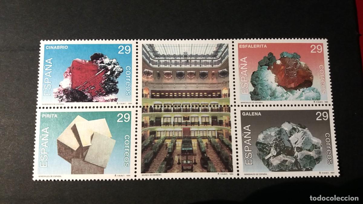 Sellos: Sellos nuevos. Minerales de Espa&ntilde;a. Serie completa. 25 Febrero 1994. Edifil 3283/86