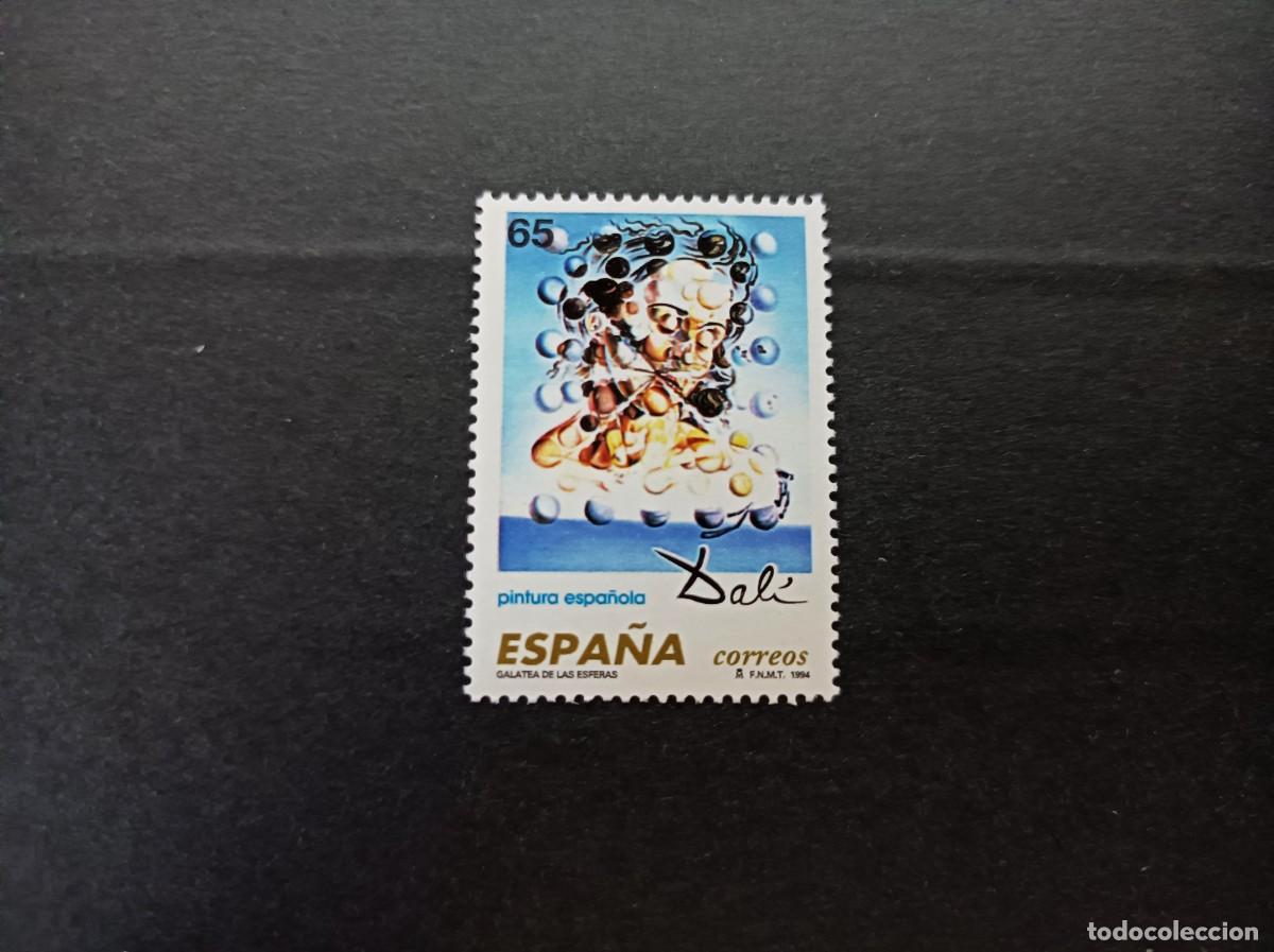 Sellos: Sello nuevo. Pintura Espa&ntilde;ola. Dal&iacute;. Galatea de las Esferas. 9 Marzo 1994. Edifil 3295.