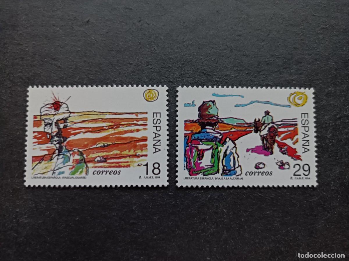Sellos: Sellos nuevos. Literatura Espa&ntilde;ola. Serie completa. 11 de Mayo de 1994. Edifil 3303 y 3304.