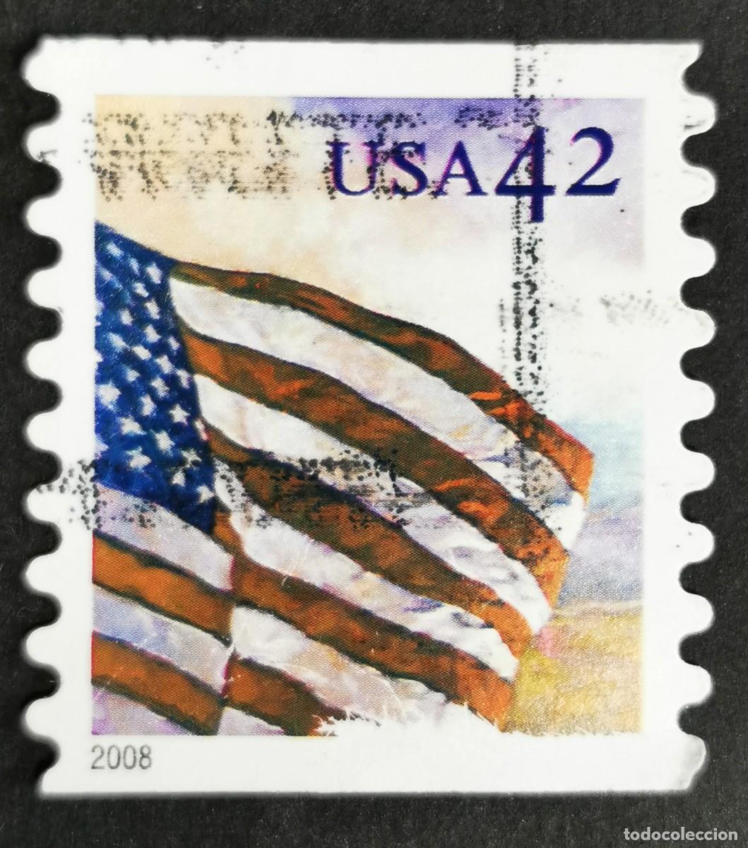 Sellos: Sello Estados Unidos U.S.A.2008, Bandera al amanecer, 42 &cent; Michel US 4340