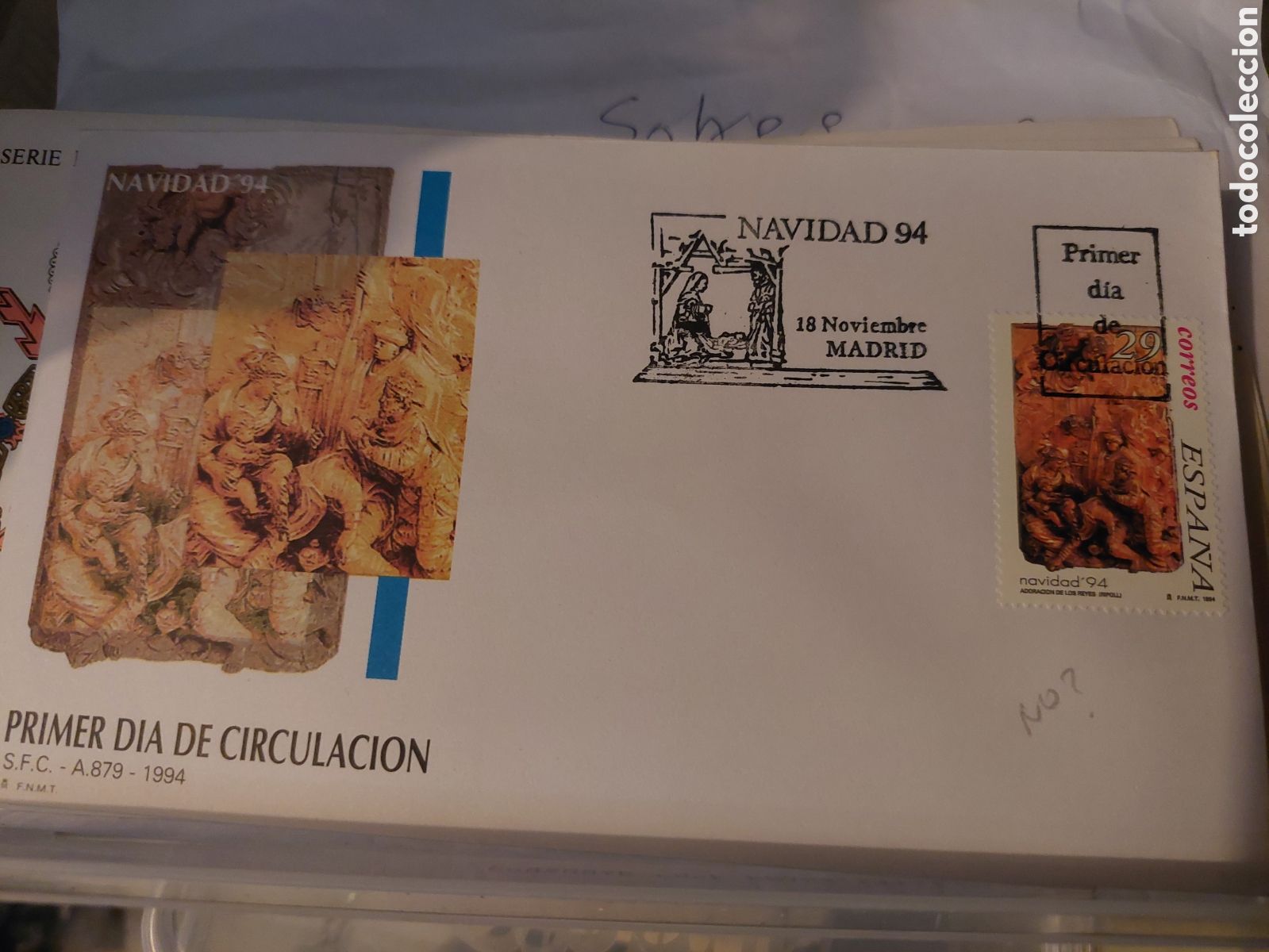 Sellos: 3385 edifil Navidad 1994 spd Ripoll