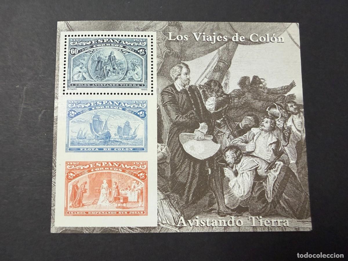 Sellos: ESPA&Ntilde;A, 1992. EDIFIL 3206. 500 ANIV. DESCUBRIMIENTO AMERICA POR COLON. NUEVO. SIN FIJASELLOS