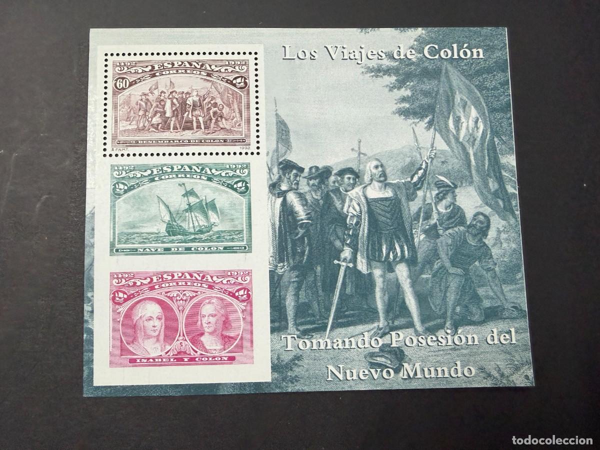 Sellos: ESPA&Ntilde;A, 1992. EDIFIL 3207. 500 ANIV. DESCUBRIMIENTO AMERICA POR COLON. NUEVO. SIN FIJASELLOS