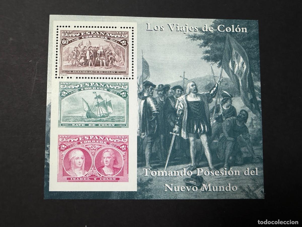 Sellos: ESPA&Ntilde;A, 1992. EDIFIL 3207. 500 ANIV. DESCUBRIMIENTO AMERICA POR COLON. NUEVO. SIN FIJASELLOS