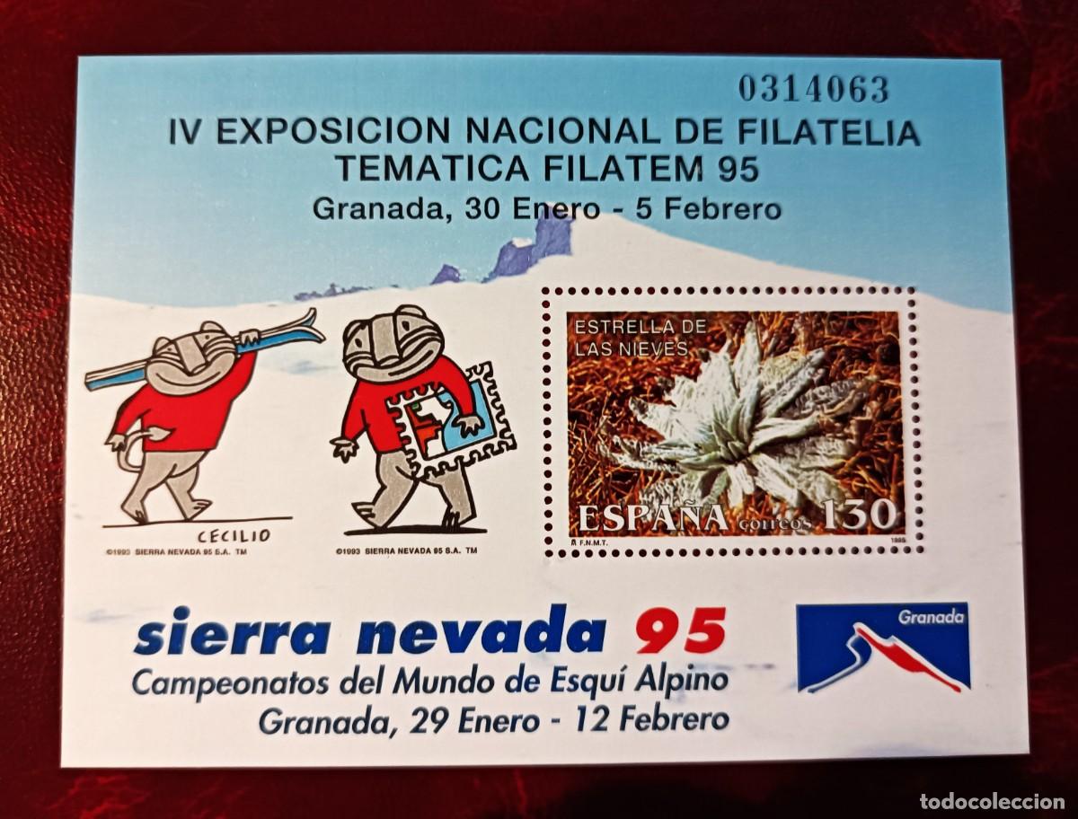 Sellos: Sello nuevo. IV Exposici&oacute;n Filatelia Filatem&acute;95. 30 de Enero de 1995. Edifil SH3340.
