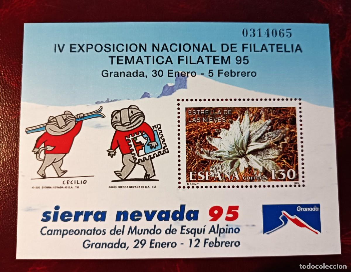 Sellos: Sello nuevo. IV Exposici&oacute;n Filatelia Filatem&acute;95. 30 de Enero de 1995. Edifil SH3340.