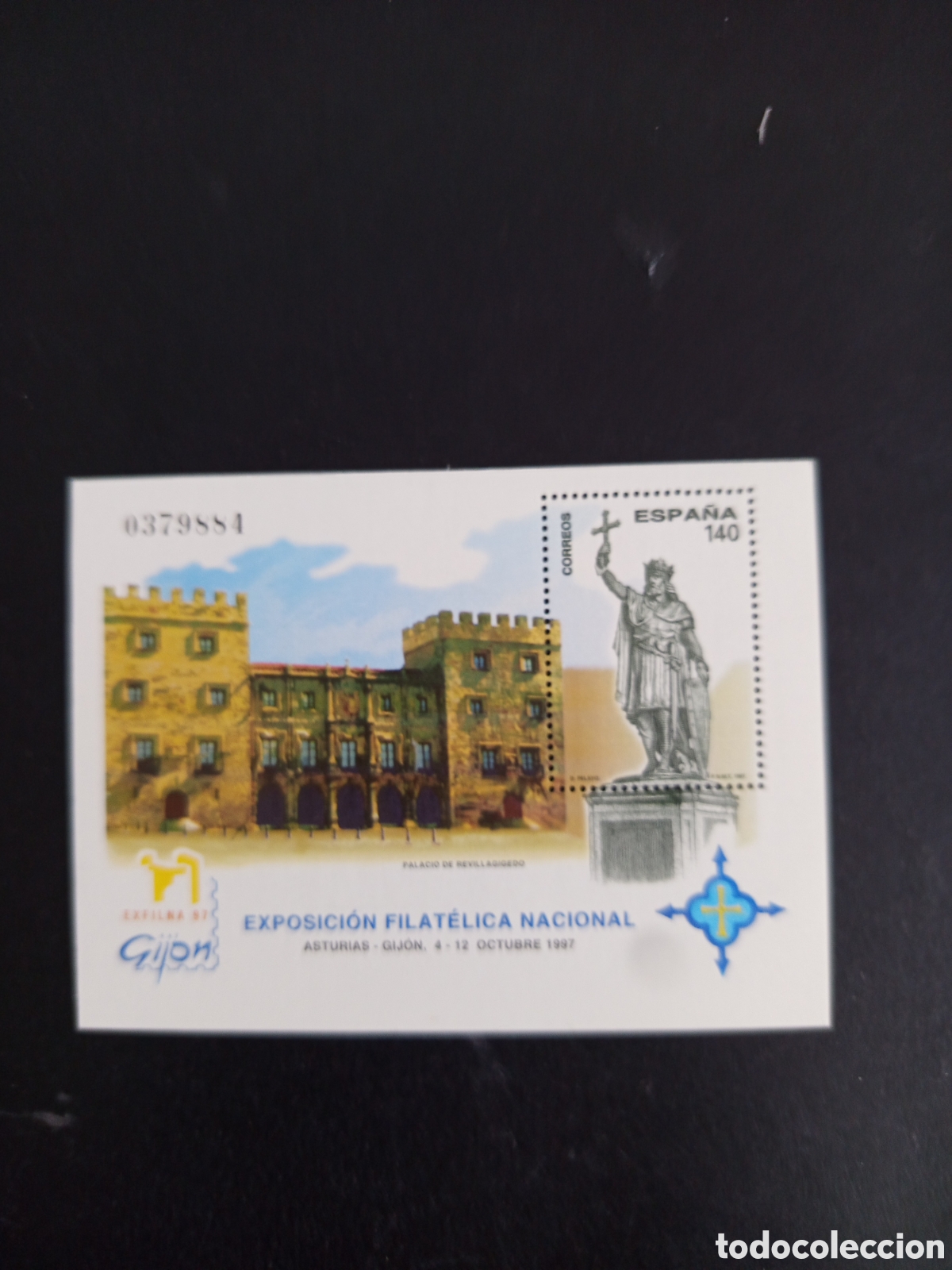 Sellos: Espa&ntilde;a, 1997. Exfilna'97. Gij&oacute;n. Palacio. Rey. Edifil 3510. Pedido m&iacute;nimo 3 &euro;. Ver fotos