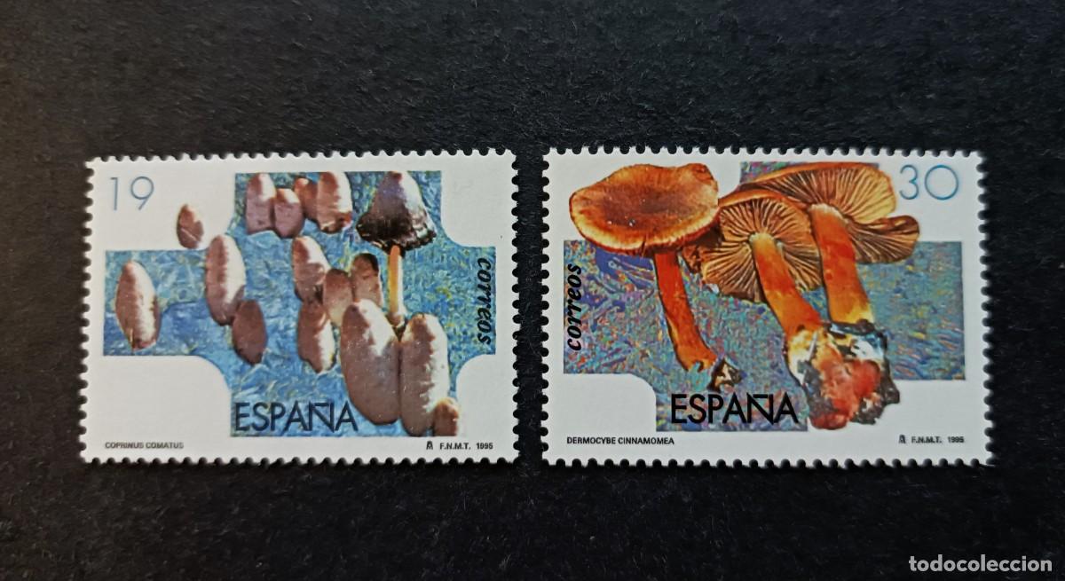 Sellos: Sello nuevo. Micolog&iacute;a. Serie completa. 9 de Febrero de 1995. Edifil 3341/42.