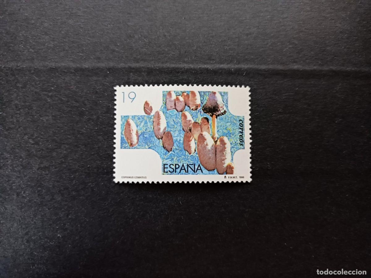 Sellos: Sello nuevo. Micolog&iacute;a. Coprino Barbudo. 9 de Febrero de 1995. Edifil 3341.