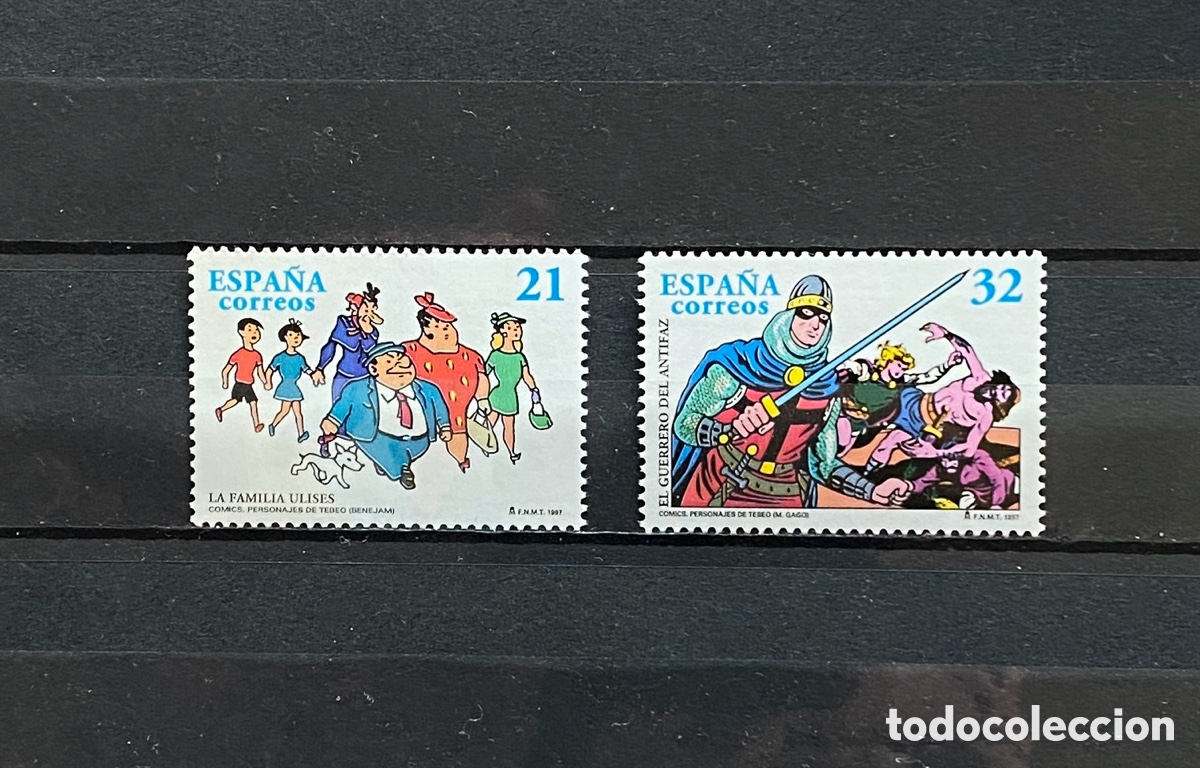 Sellos: Sellos, nuevo, de Espa&ntilde;a 1997 Edifil 3486/87 C&oacute;mic