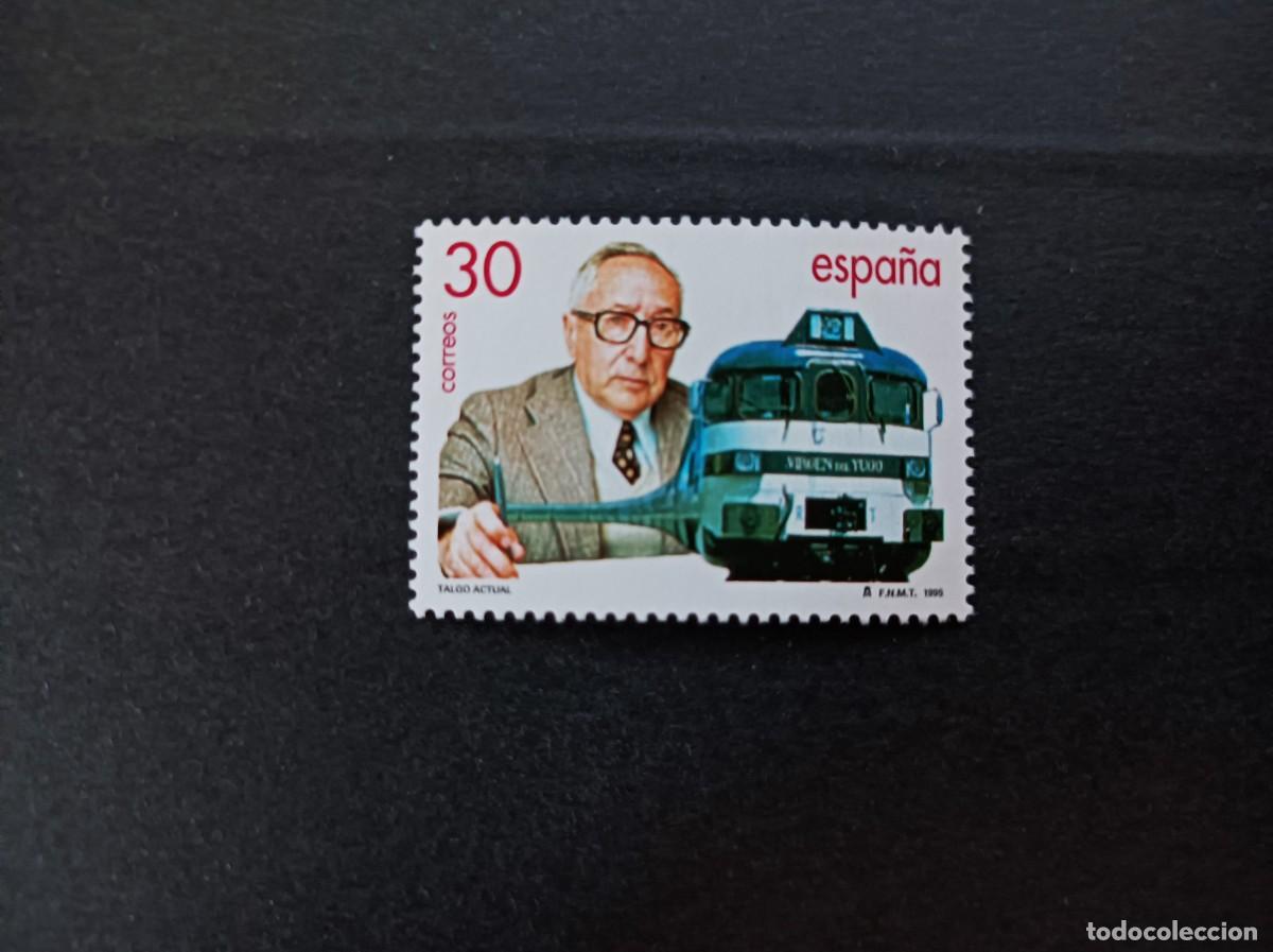 Sellos: Sello nuevo. Talgo. Cent&ordm; Nacimiento Alejandro Goicoechea. 17 Marzo 1995. Edifil 3347.