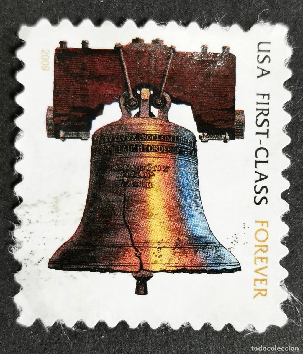 Sellos: Sello Estados Unidos U.S.A.2009, Campana de la Libertad &rdquo;Para siempre&rdquo;, Michel US 4201IIIB