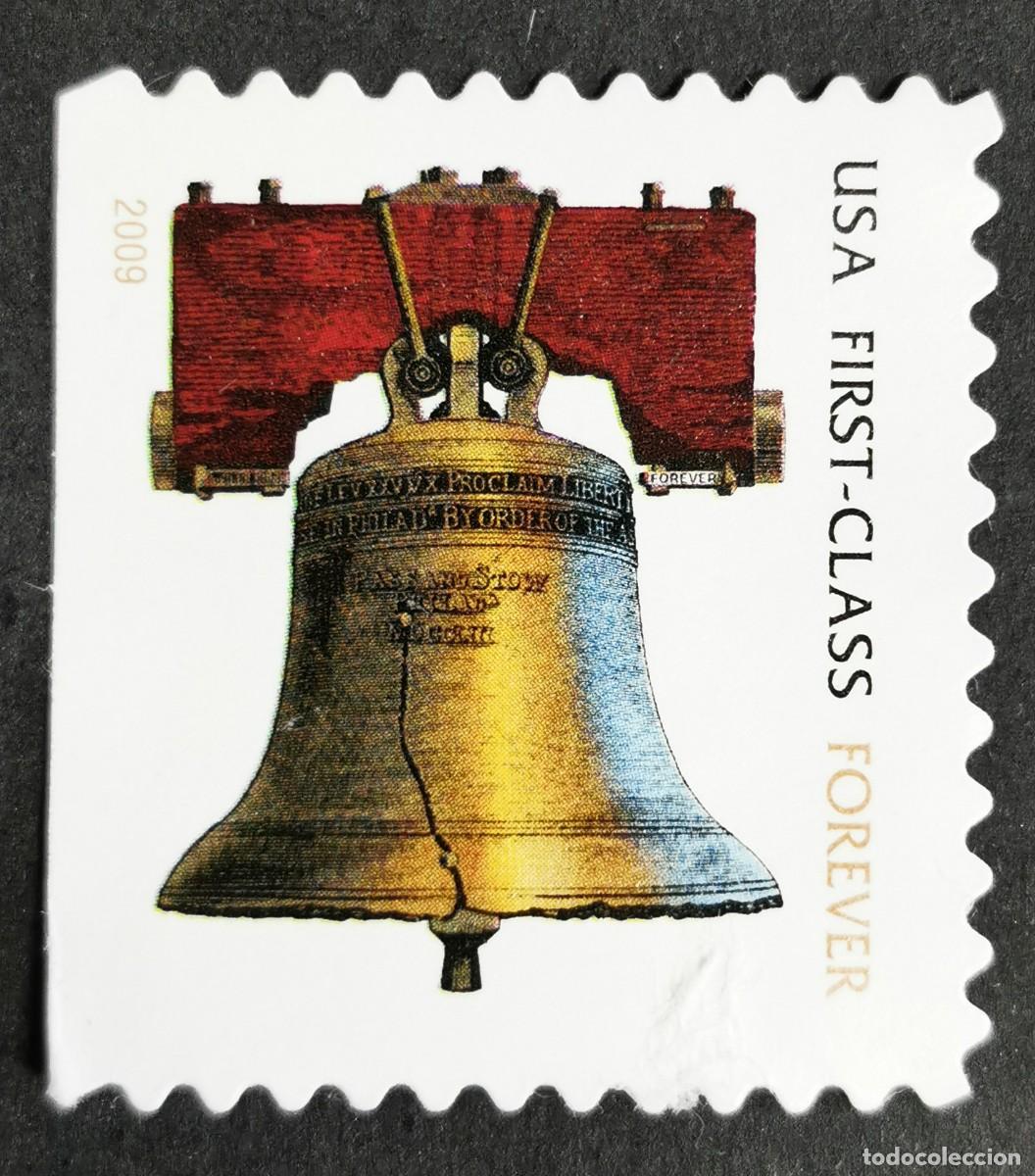 Sellos: Sello Estados Unidos U.S.A.2009, Campana de la Libertad &rdquo;Para siempre&rdquo;, Michel US 4201IIIBDl
