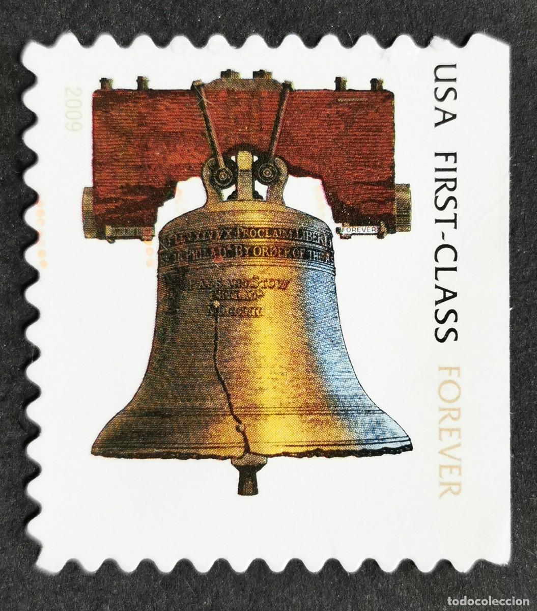 Sellos: Sello Estados Unidos U.S.A.2009, Campana de la Libertad &rdquo;Para siempre&rdquo;, Michel US 4201IIIBDr