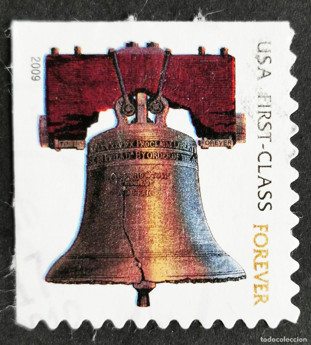 Sellos: Sello Estados Unidos U.S.A.2009, Campana de la Libertad &rdquo;Para siempre&rdquo;, Michel US USA982