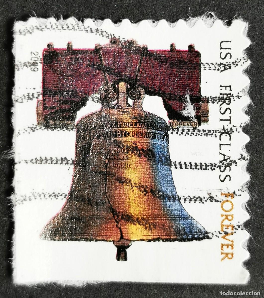 Sellos: Sello Estados Unidos U.S.A.2009, Campana de la Libertad &rdquo;Para siempre&rdquo;, Michel US 4201IIIBEul