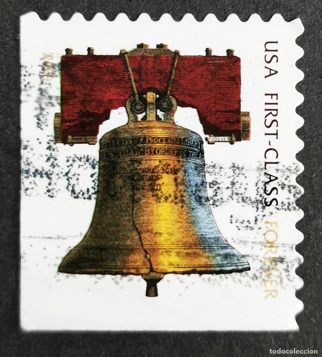 Sellos: Sello Estados Unidos U.S.A.2009, Campana de la Libertad &rdquo;Para siempre&rdquo;, Michel US 4201IIIBEul