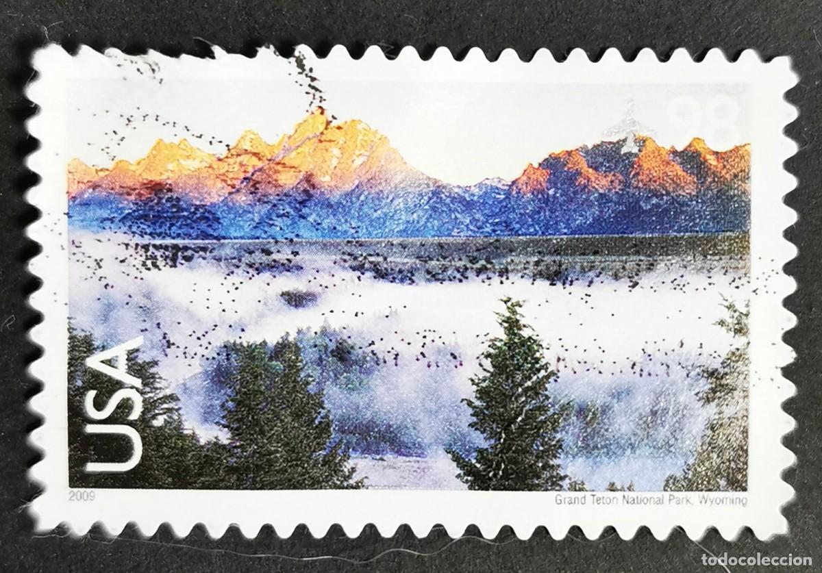 Sellos: Sello Estados Unidos U.S.A.2009, Parque Nacional Grand Teton, Wyoming, 98 &cent; Michel US 4507