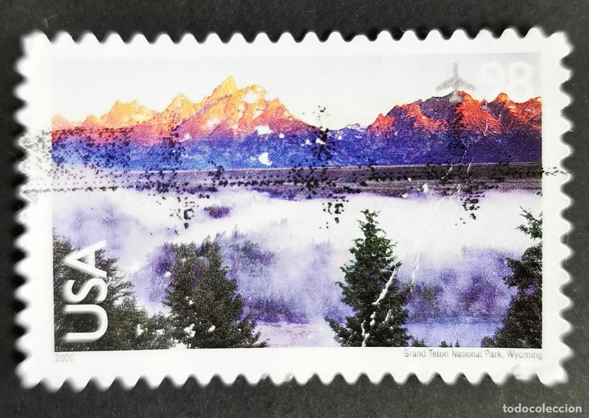 Sellos: Sello Estados Unidos U.S.A.2009, Parque Nacional Grand Teton, Wyoming, 98 &cent; Michel US 4507
