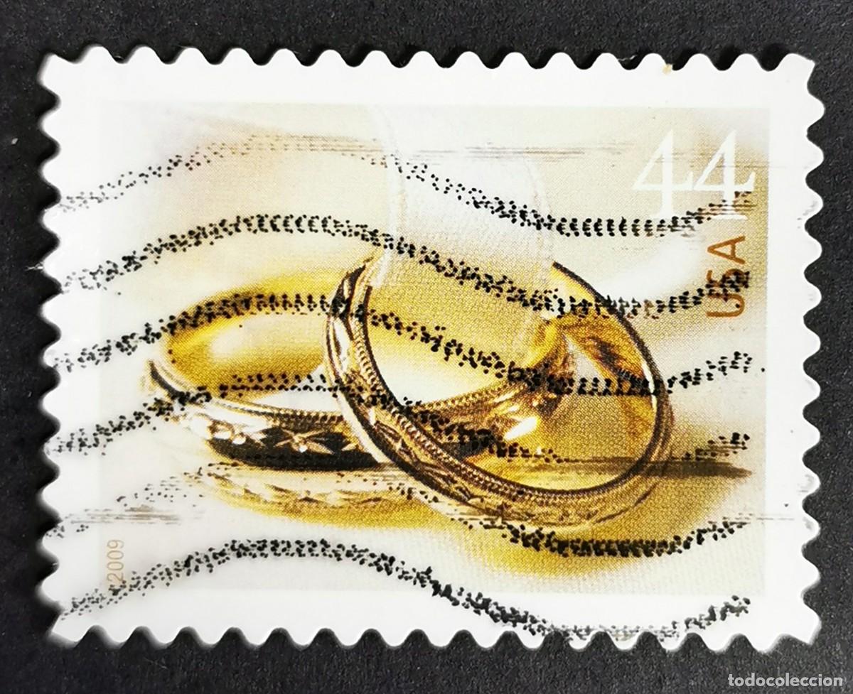 Sellos: Sello Estados Unidos U.S.A.2009,Anillos de boda, 44 &cent; Michel US 4491