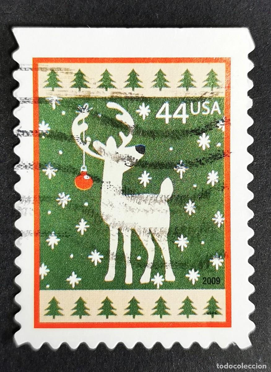 Sellos: Sello Estados Unidos U.S.A.2009,Renos de Navidad, 44 &cent; Michel US 4564BD