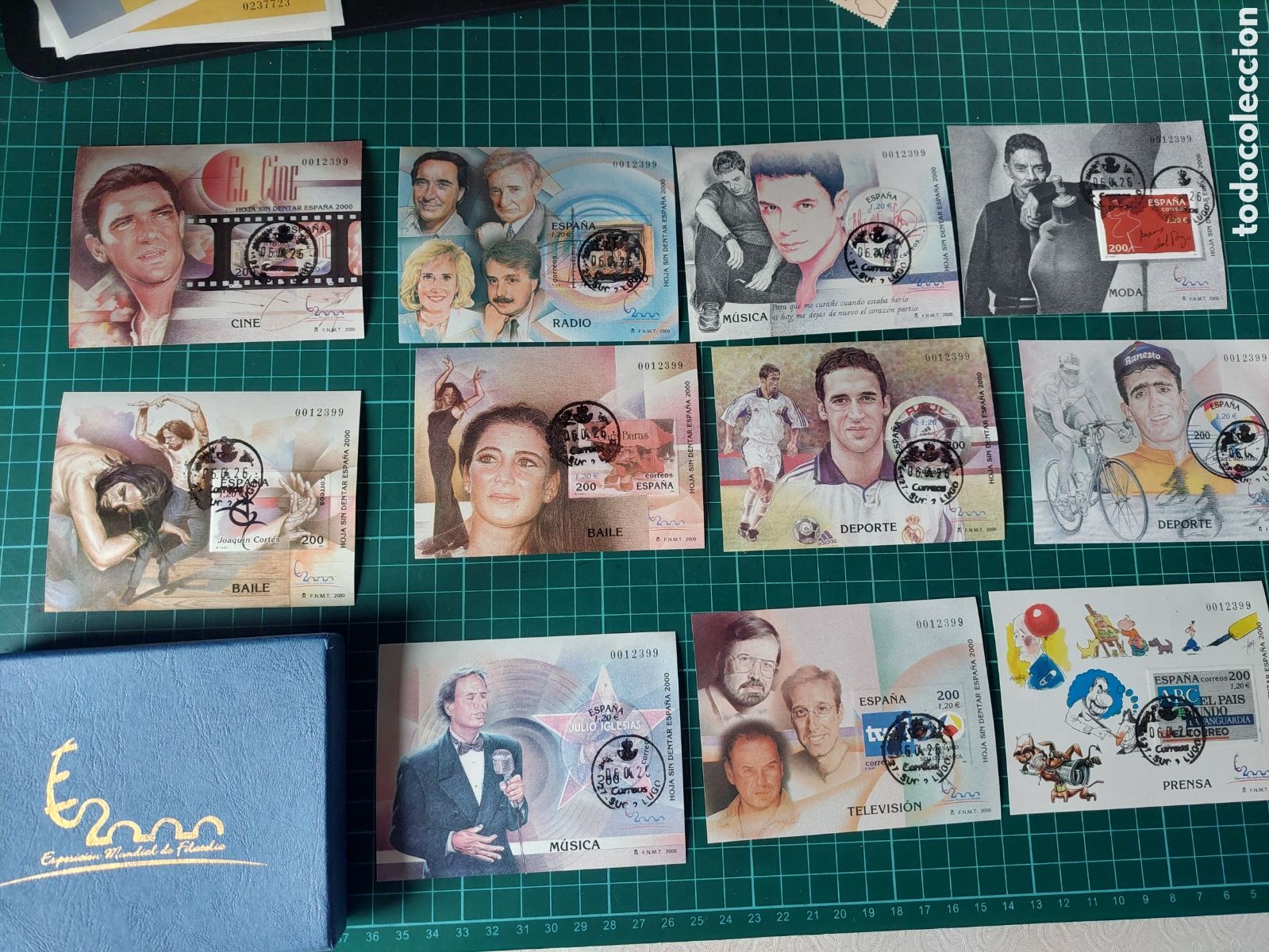 Sellos: SIN DENTAR USADOS EXPOSICI&Oacute;N MUNDIAL ESPA&Ntilde;A EDIFIL 3756/66 PERSONAJES TAMBI&Eacute;N TENEMOS NUEVOS SOLICIT