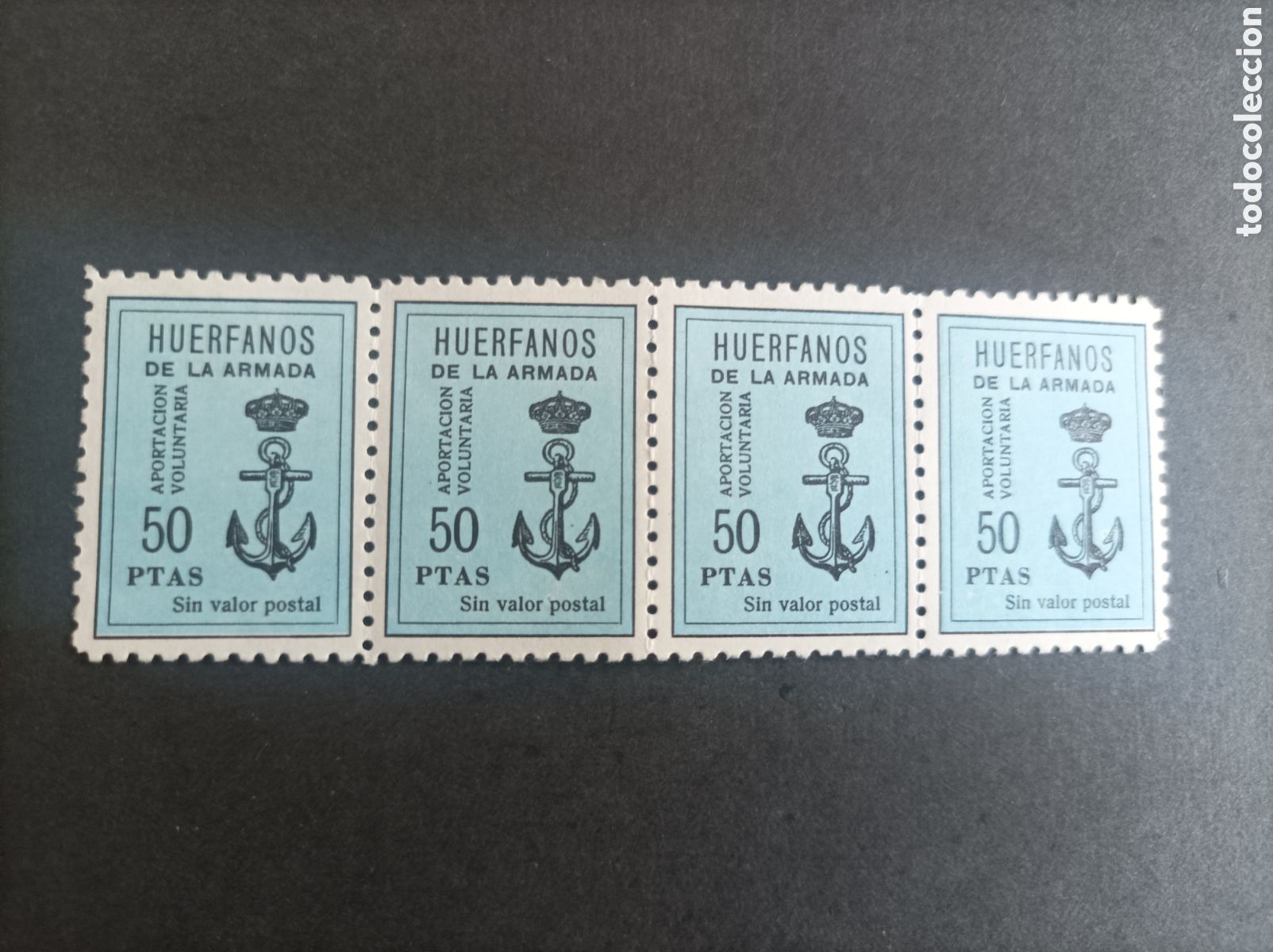 Timbres: Hu&eacute;rfanos de la Armada 50 PTAS