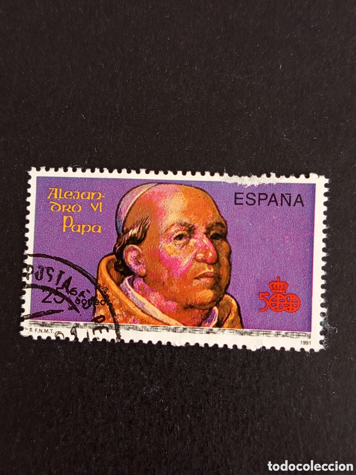 Sellos: Espa&ntilde;a, 1981. Descubrimiento Am&eacute;rica: Alejandro VI. Ed 3138. Pedido m&iacute;nimo 3 &euro;. Ver fotos