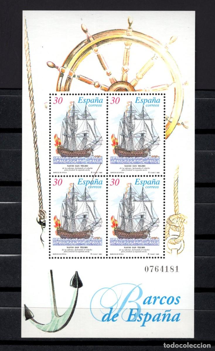 Sellos: Sello nuevo. Barcos de &Eacute;poca. Nav&iacute;o San Telmo. 7 de Abril 1995. Edifil SH3353.