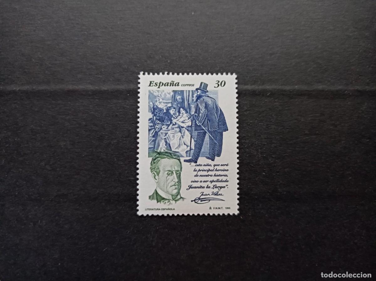 Sellos: Sello nuevo. Literatura espa&ntilde;ola. &uml;Juanita La Larga&uml;. Juan Valera. 27 de Abril 1995. Edifil 3357.