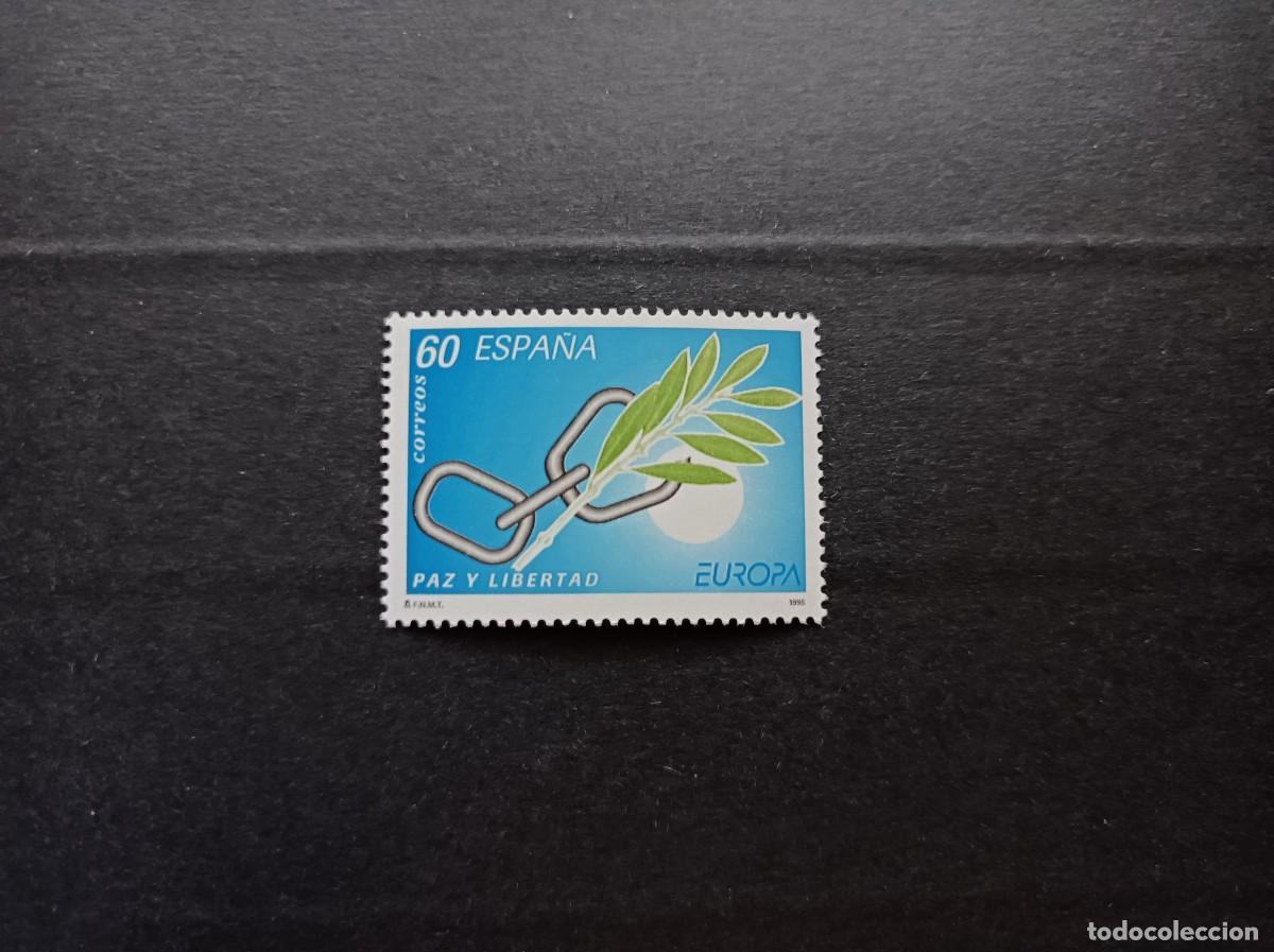 Sellos: Sello nuevo. Europa. Paz y Libertad. 5 de Mayo de 1995. Edifil 3361.