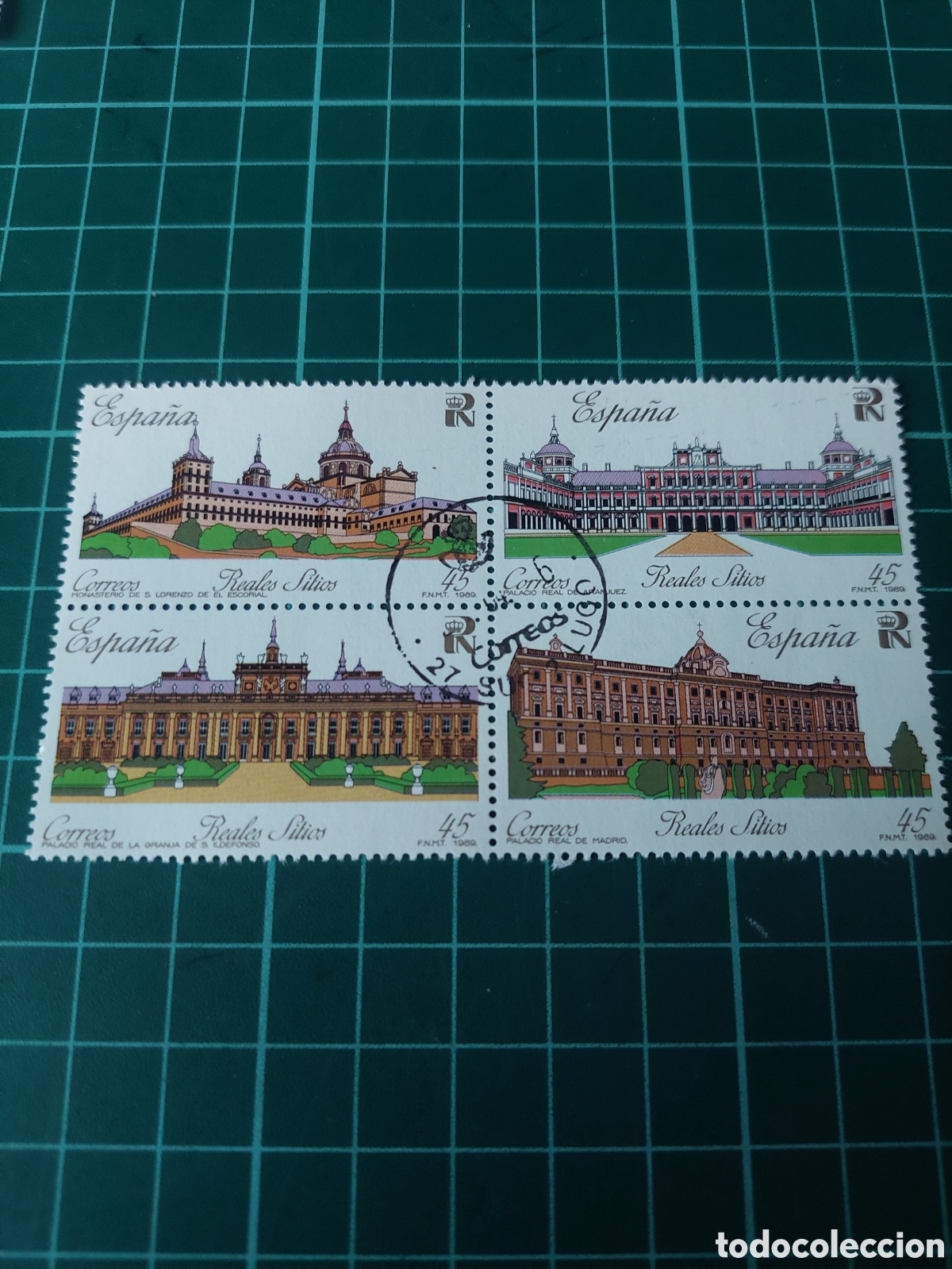 Sellos: USADOS LUJO EDIFIL 3046 PATRIMONIO NACIONAL EDIFIOS ARQUITECTURA 1989