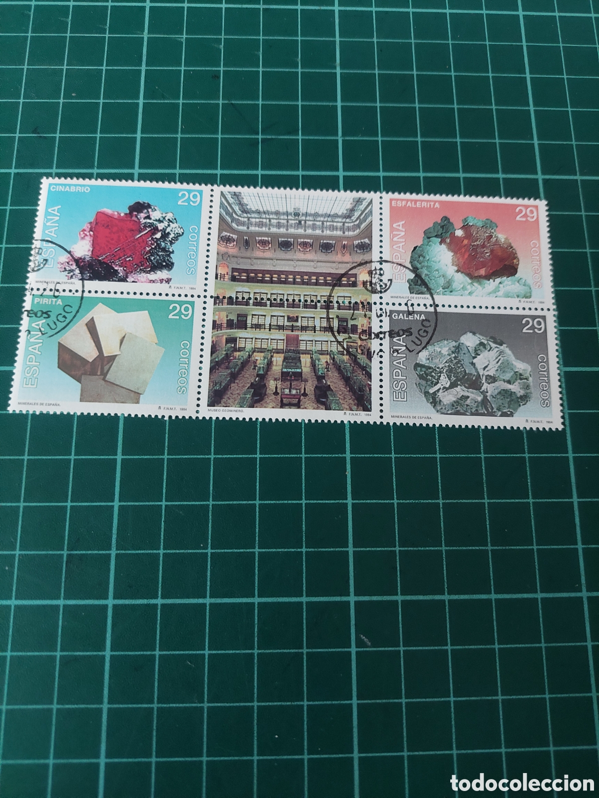 Sellos: USADA LUJO EDIFIL 3282/86 MINERALOG&Iacute;A MINERALES NATURALEZA 1994