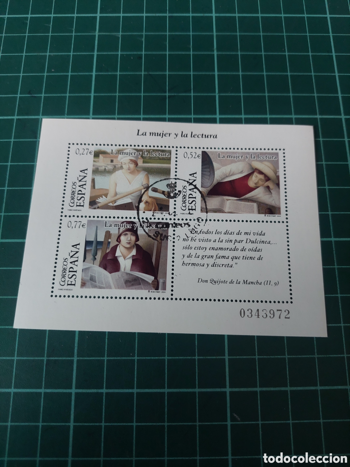 Sellos: Usado lujo edifil 4060 2004 LA MUJER Y LA LECTURA MODA