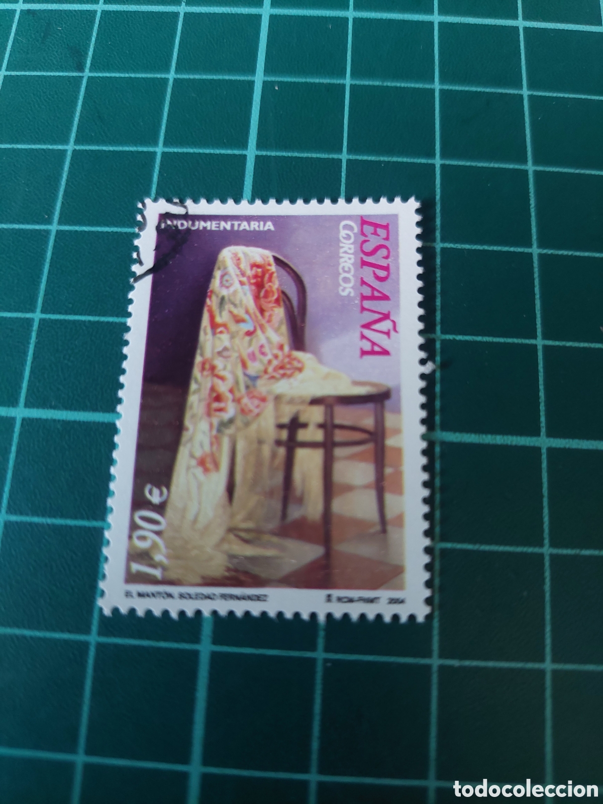 Sellos: USADA LUJO MANTON MANILA MODA EDIFIL 4076 SOLEDAD FERN&Aacute;NDEZ