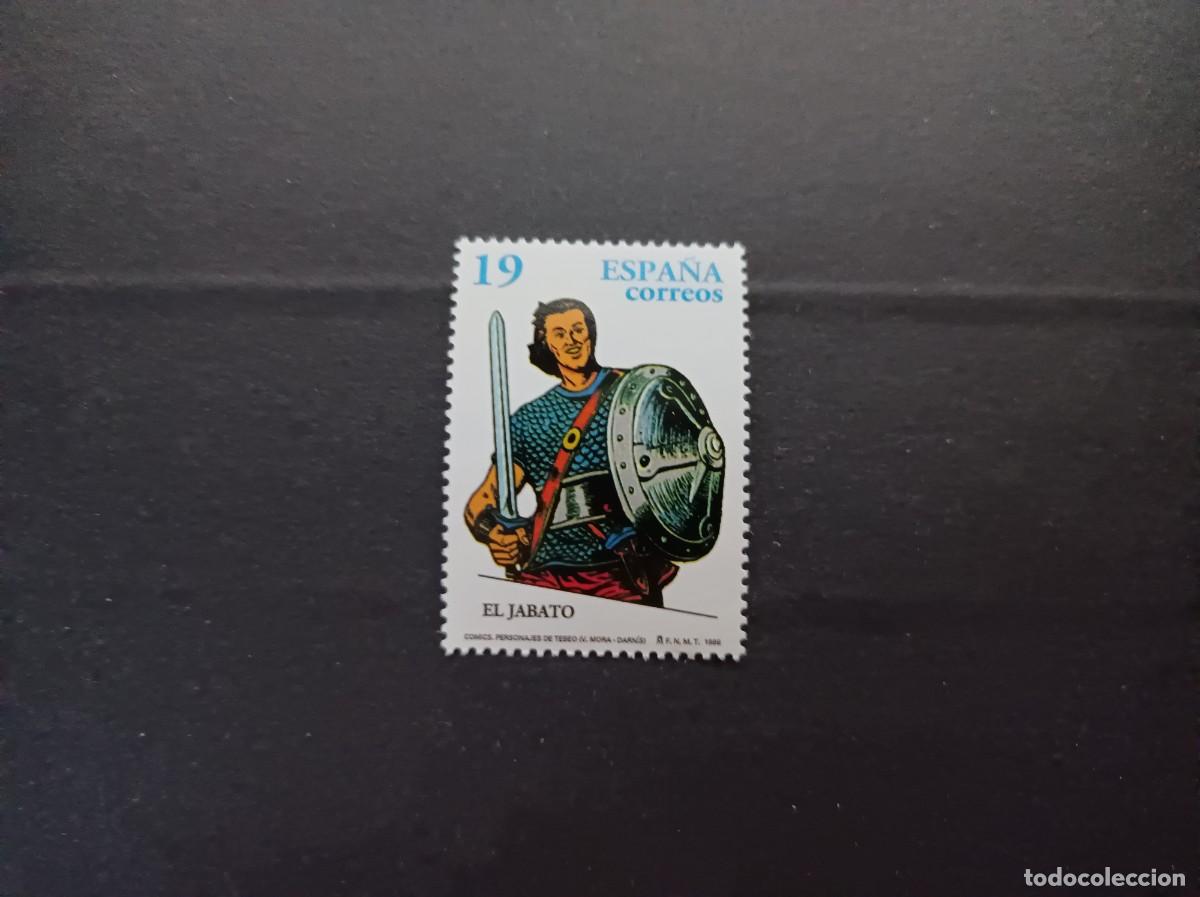 Sellos: Sello nuevo. Comics. El Jabato. (Victor Mora y Franc Darn&iacute;s). 10 de Mayo de 1996. Edifil 3435