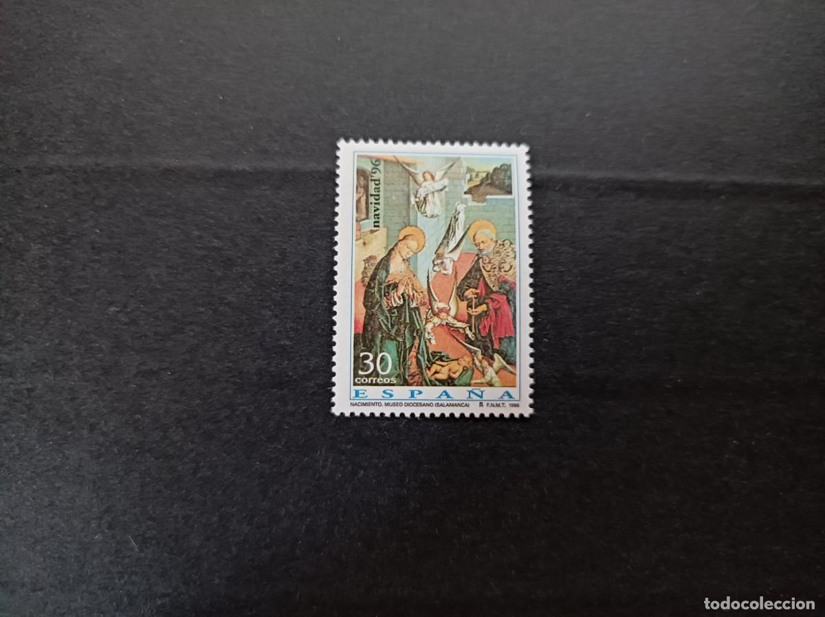 Sellos: Sello nuevo. Navidad. Tabla Catedral Vieja . Salamanca. 22 Noviembre 1996. Edifil 3458.