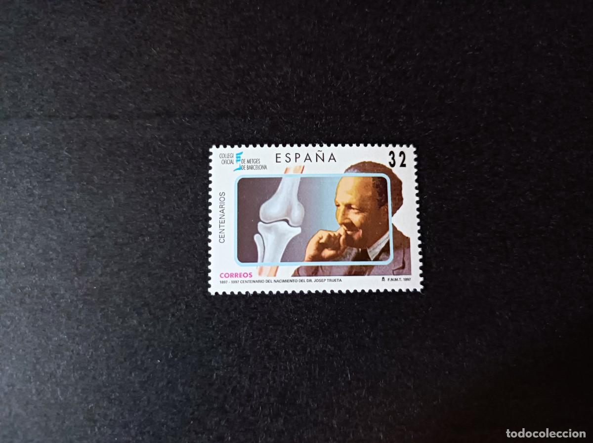 Sellos: Sello nuevo. Centenario Nacimiento Joep Trueta i Raspall. 30 Abril 1997. Edifil 3481.