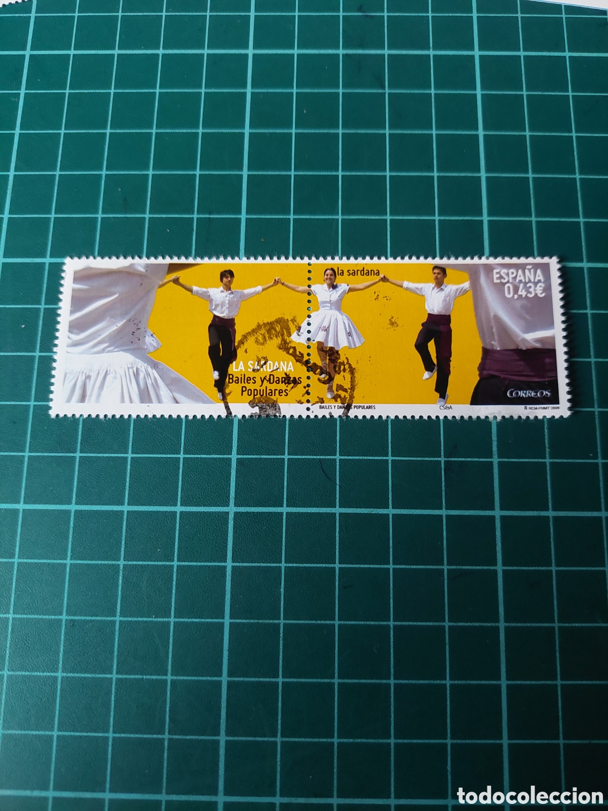 Sellos: 2009 USADOS lujo BAILES SARDANA M&Uacute;SICA EDIFIL 4515 ESPA&Ntilde;A MODA