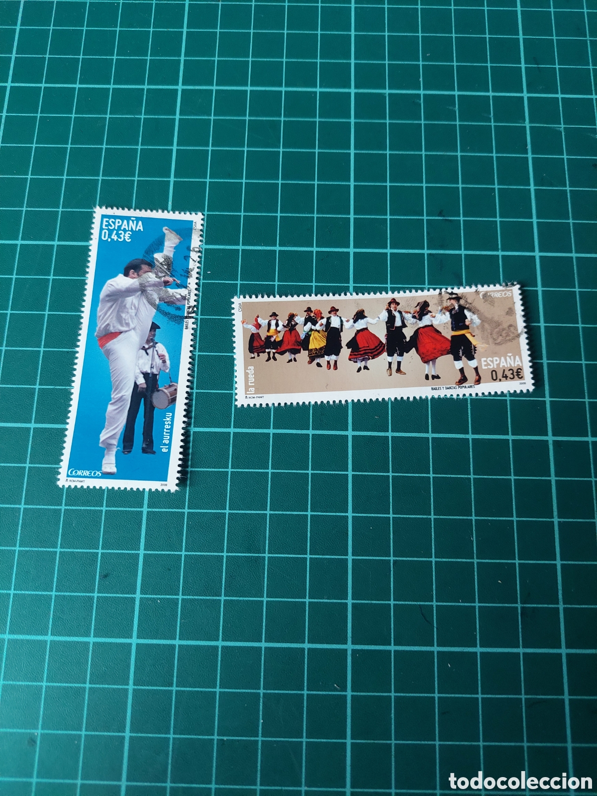 Sellos: SOLICITA FALTAS USADOS O NUEVOS 2009 EDIFIL 4492/93 USADOS DANZAS Y BAILES POPULARES, MUSICA Y MODA