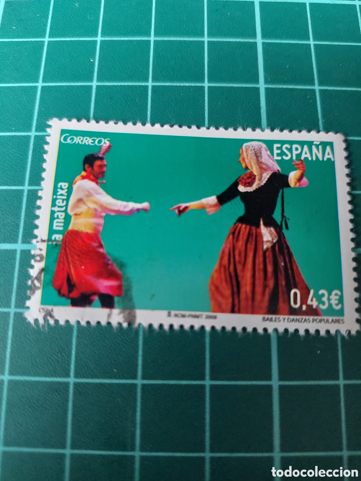 Sellos: 2009 EDIFIL 4490 USADA LUJO BAILES Y DANZAD POPULARES ESPA&Ntilde;A MODA Y M&Uacute;SICA LA MAITEIXA