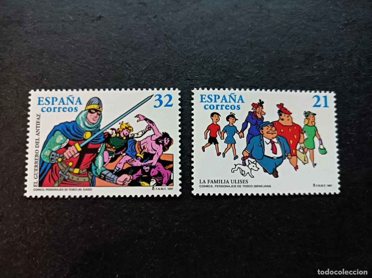 Sellos: Sellos nuevos. Comics. Serie completa. 30 Mayo 1997. Edifil 3486/87.