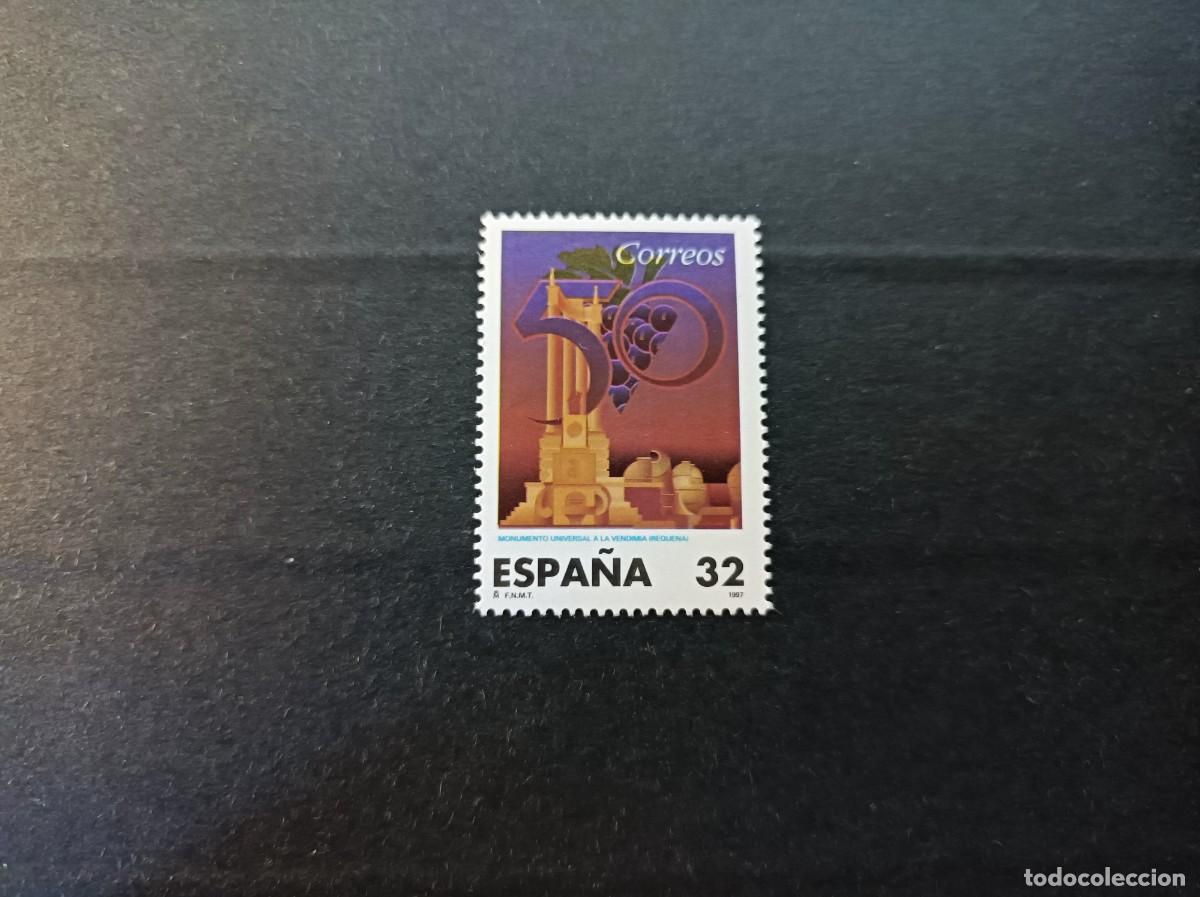 Sellos: Sello nuevo. Monumento Universal a la Vendimia (Requena). 8 de Julio de 1997. Edifil 3497.