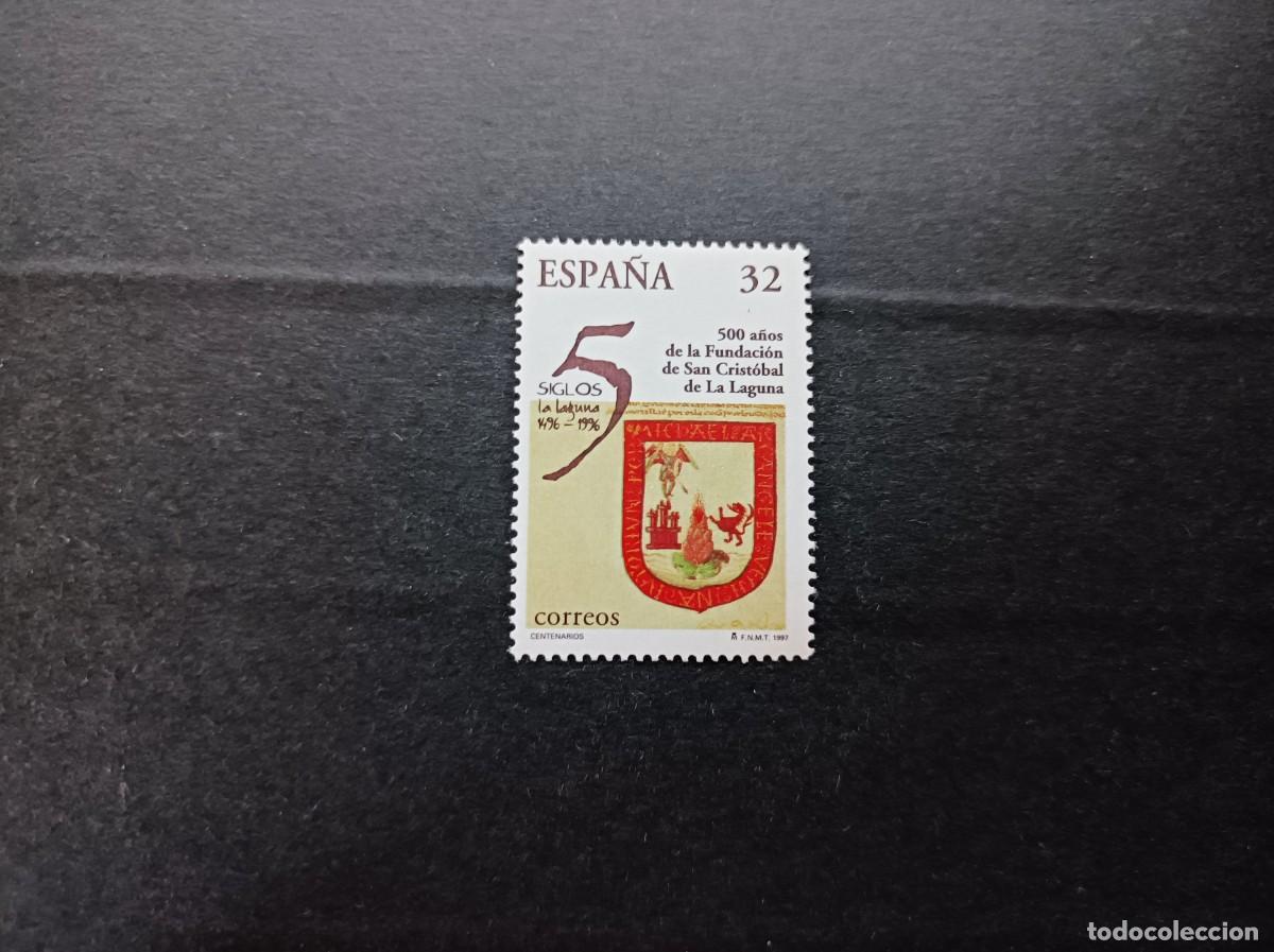Sellos: Sello nuevo. 500 A&ntilde;os de San Cristobal de la Laguna. 17 Octubre 1997. Edifil 3516.